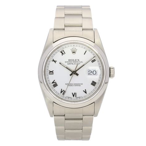 rolex date just second hand